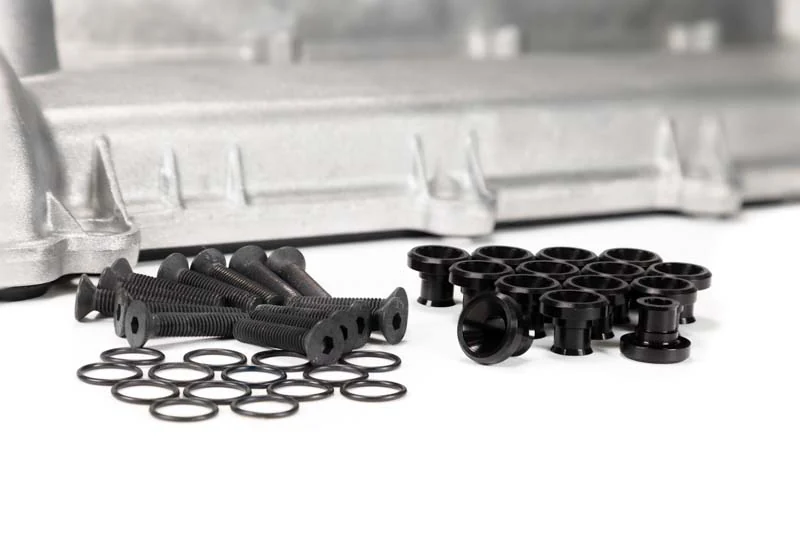 Mazdaspeed valve cover hardware kit black with black stainless bolts Mazdaspeed valve cover hardware kit black with black stainless bolts