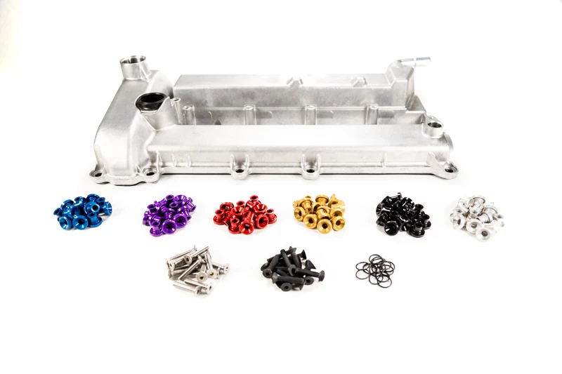 Customize your Mazdaspeed DISI engine with the anodized valve cover hardware with a new Gen 2 MS3 valve cover. Customize your Mazdaspeed DISI engine with the anodized valve cover hardware with a new Gen 2 MS3 valve cover.