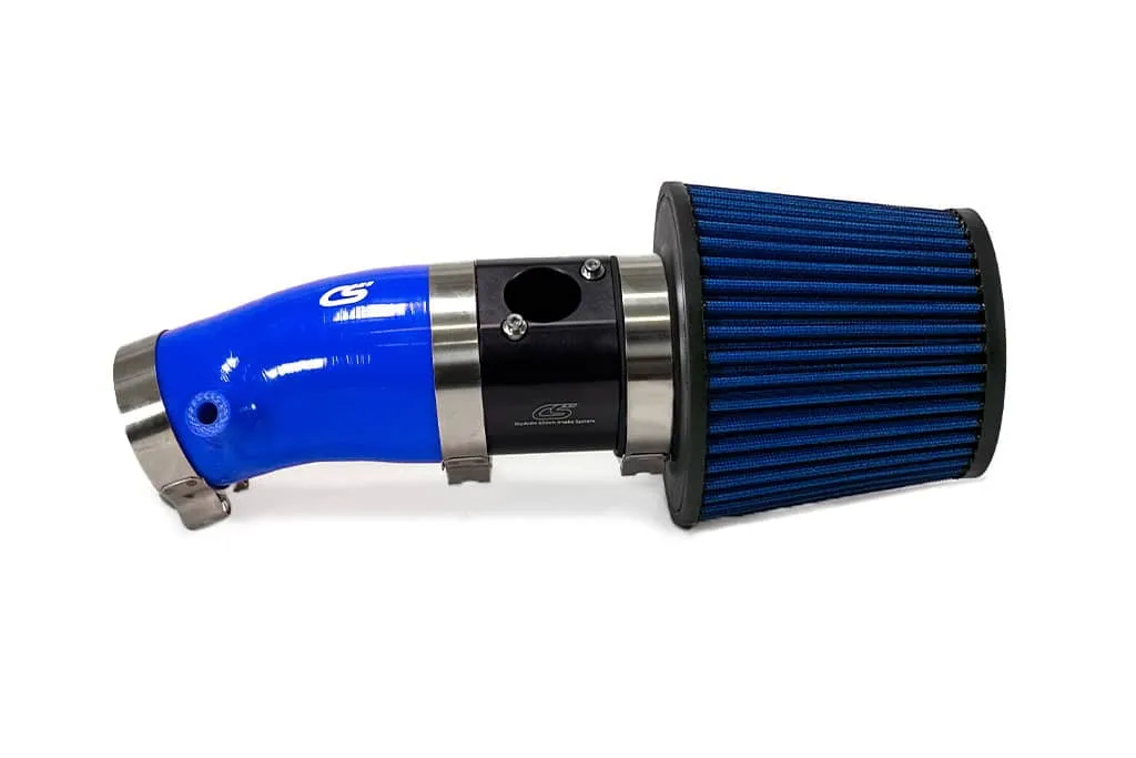 3” Blue Aluminum Short Ram Cold Air Intake Filter – Velocity Stack / Turbo Horn Style