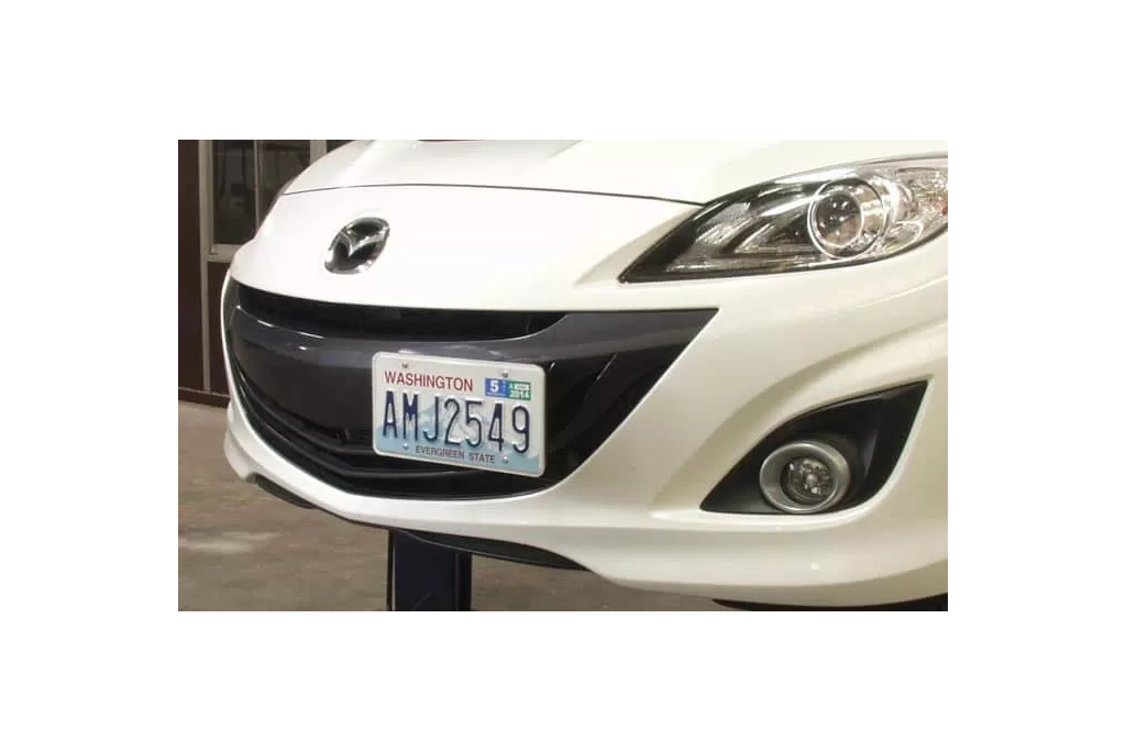 Mazdaspeed 3 License Plate Relocation | 2010-2013