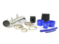 CorkSport's 2010-2013 Mazdaspeed 3 Power Series 3.5&rdquo; Intake System includes a turbo inlet pipe, clamps, MAF housing, a water resistant air filter, colorful silicone reducers, and vents.
