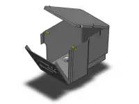 CAD designed and manufactured from durable ABS.
